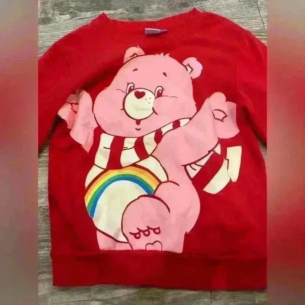Size small Care Bears crew neck pullover sweatshirt - Picture 8 of 8